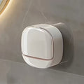 Luxury Wall Mounted Leak Proof Soap Dish with Lid Tray Elegant Design