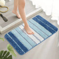 Plush Shaggy Bath Mat Super Soft Microfiber Non Slip Rubber Backing Machine Washable Rug