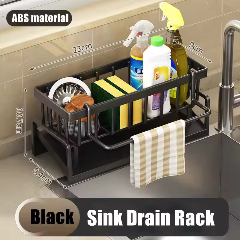 Multi Functional Storage Rack for Kitchen Sinks Durable Easy to Clean Organizer