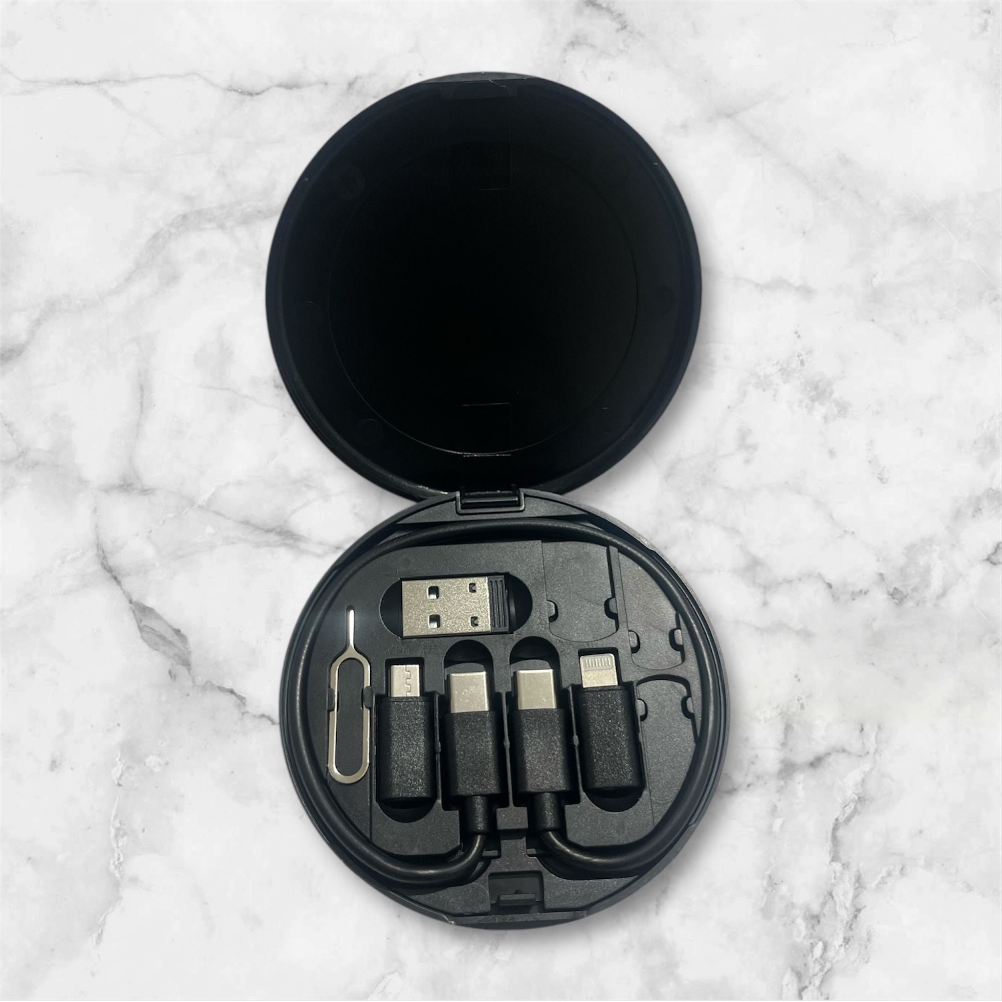 Smart Reliable 5-in-1 Multifunctional Fast Charging Travel Kit Storage Box