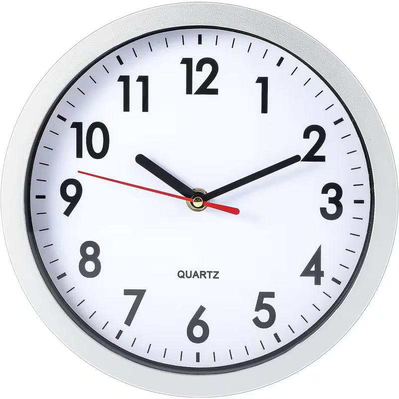 Vintage Round Quartz Wall Clock Retro Modern Home Décor