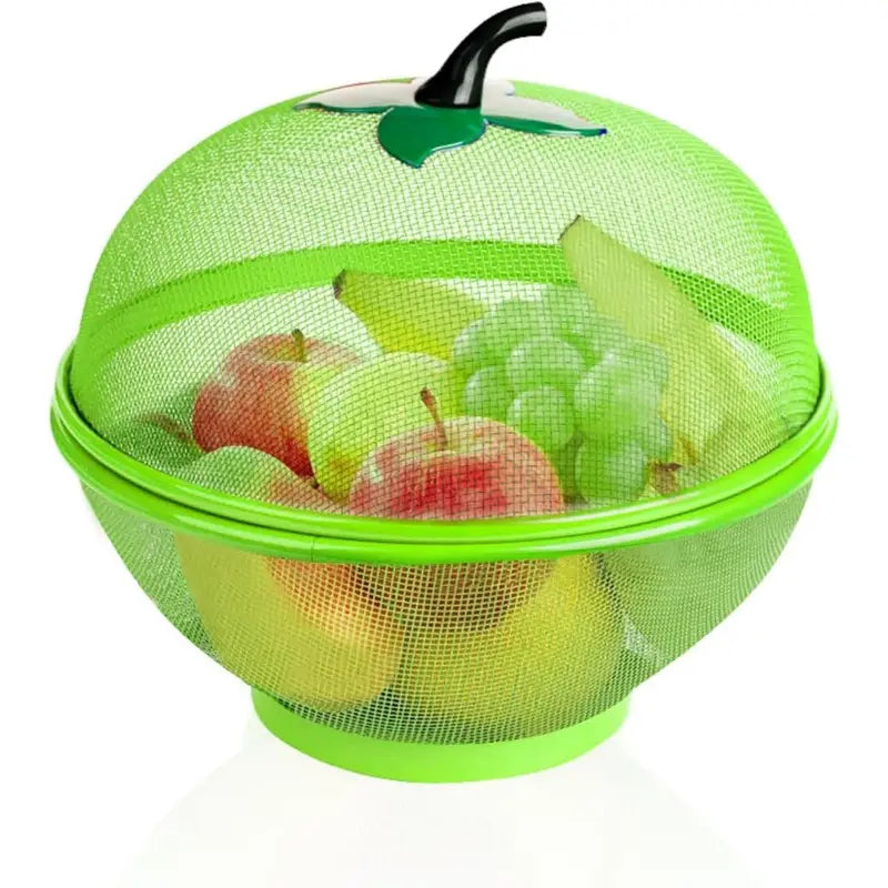 Multi Color Fruit Vegetable Basket with Lid Beautiful Table top Storage