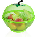 Multi Color Fruit Vegetable Basket with Lid Beautiful Table top Storage