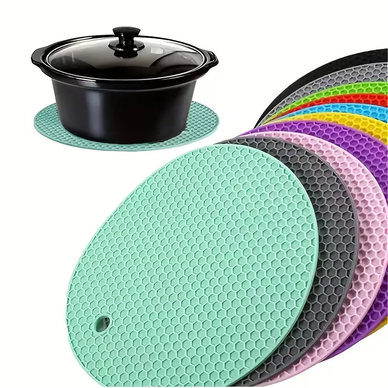 Multi Purpose Kitchen Trivet Set | Heatproof Non Slip Pot Holder | Bowl Mat Cup Coaster