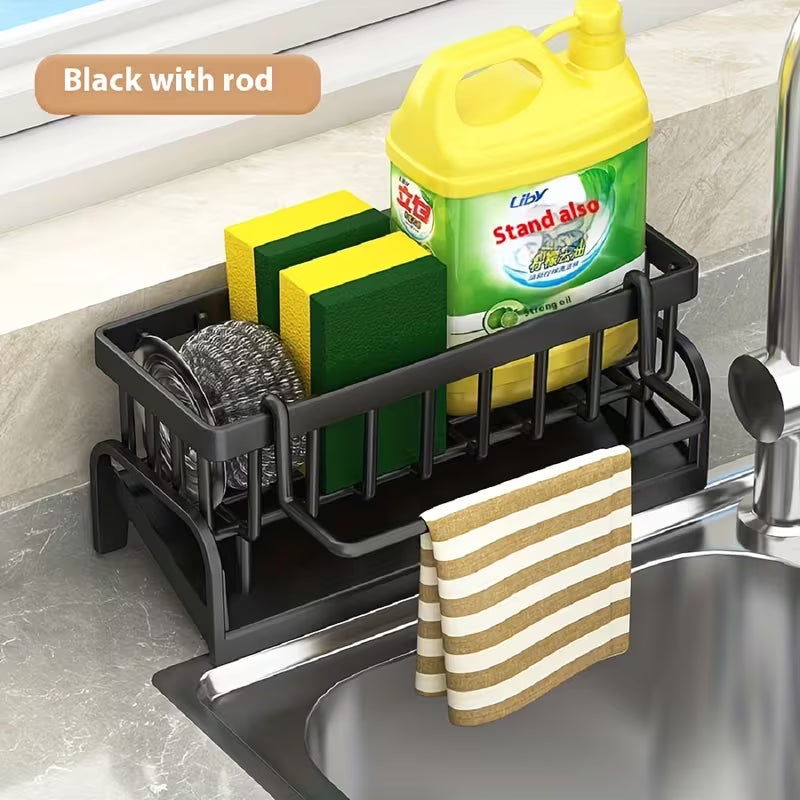 Multi Functional Storage Rack for Kitchen Sinks Durable Easy to Clean Organizer