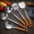 5PCS Stainless Steel Kitchen Utensil Set Cooking Tools Set for Home Kitchen and Restaurant