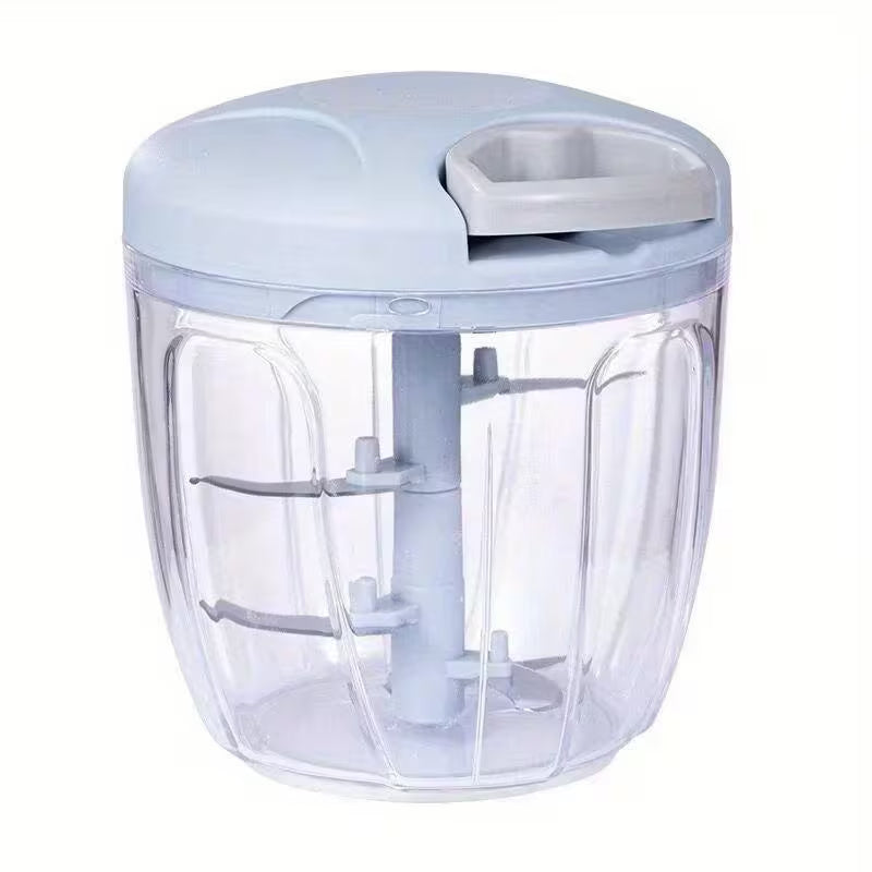 Manual Garlic Chopper Rotary Garlic Onion Vegetable Cutter Kitchen Gadget