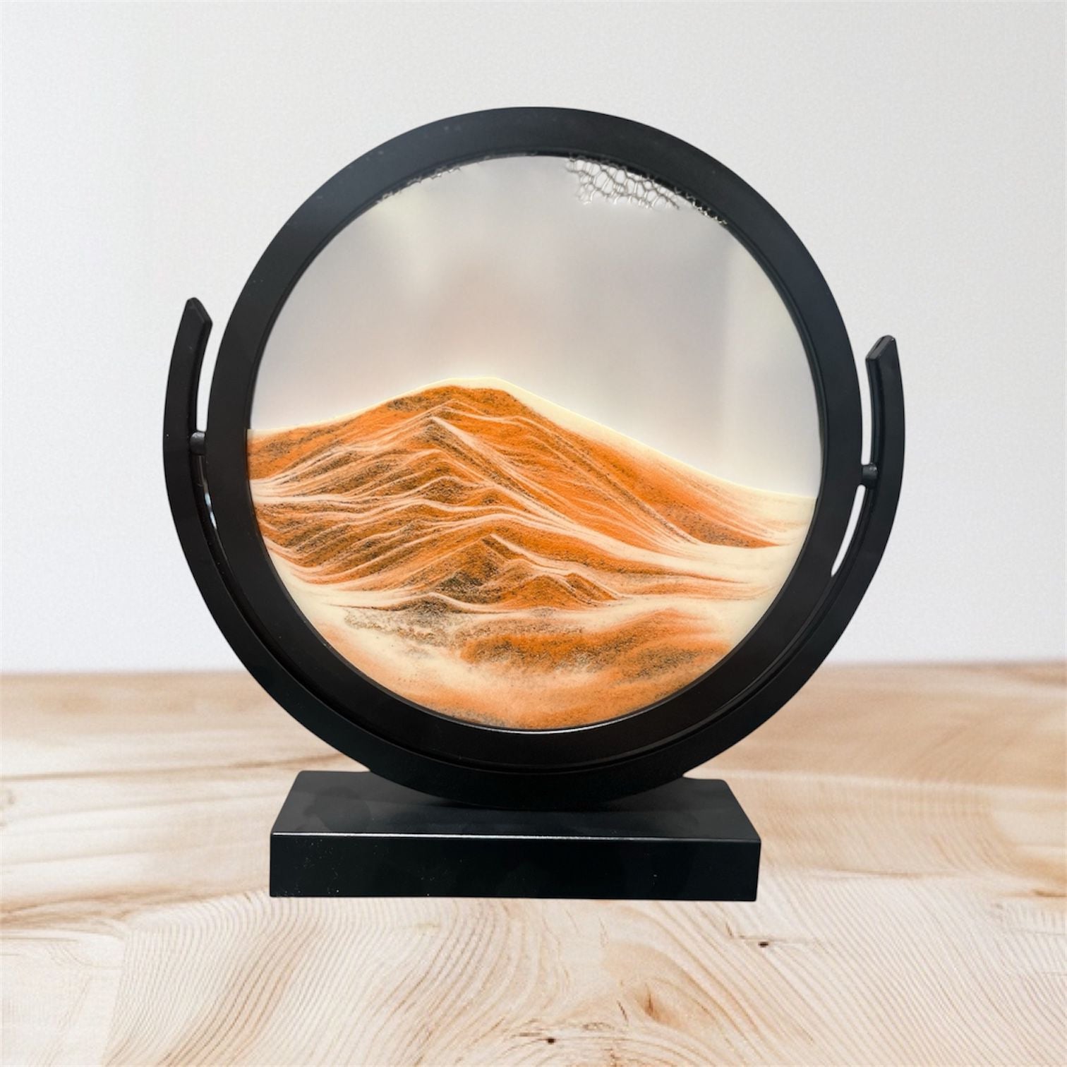 Sand Flow Art Hourglass Glass Ornament Moving Landscape Painting Decor Office & Home Decoration