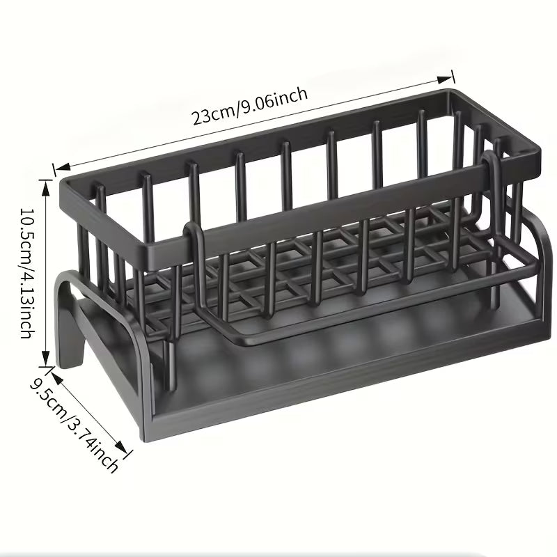 Multi Functional Storage Rack for Kitchen Sinks Durable Easy to Clean Organizer
