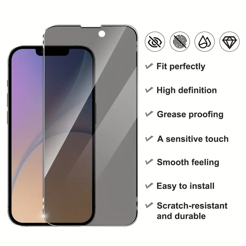 Easy Install 2 Packs Of Screen Protectors And Camera Lens Protectors For iPhone