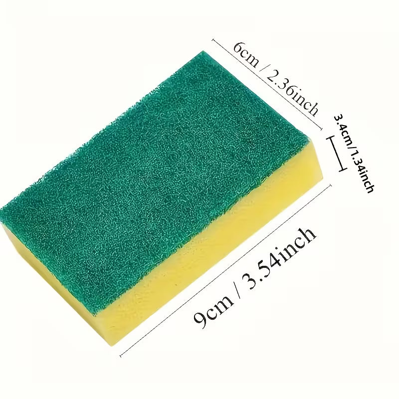 Kitchen Cleaning Sponge, 30pcs Modern Home Dual Sided Dishwashing Sponge Kitchen Accessories