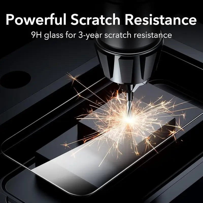 Tempered Glass Screen Protector for iPhone 17 Series Premium Anti Fingerprint Scratch Resistant Protection