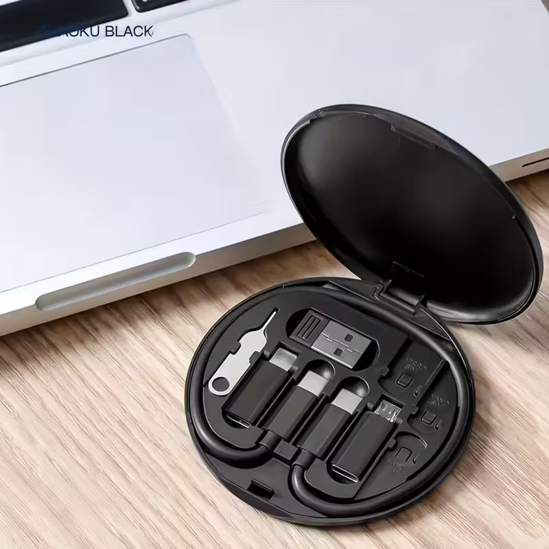 Smart Reliable 5-in-1 Multifunctional Fast Charging Travel Kit Storage Box