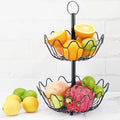 2-Tier Countertop Fruit Basket Organizer | Kitchen Storage for Fruit