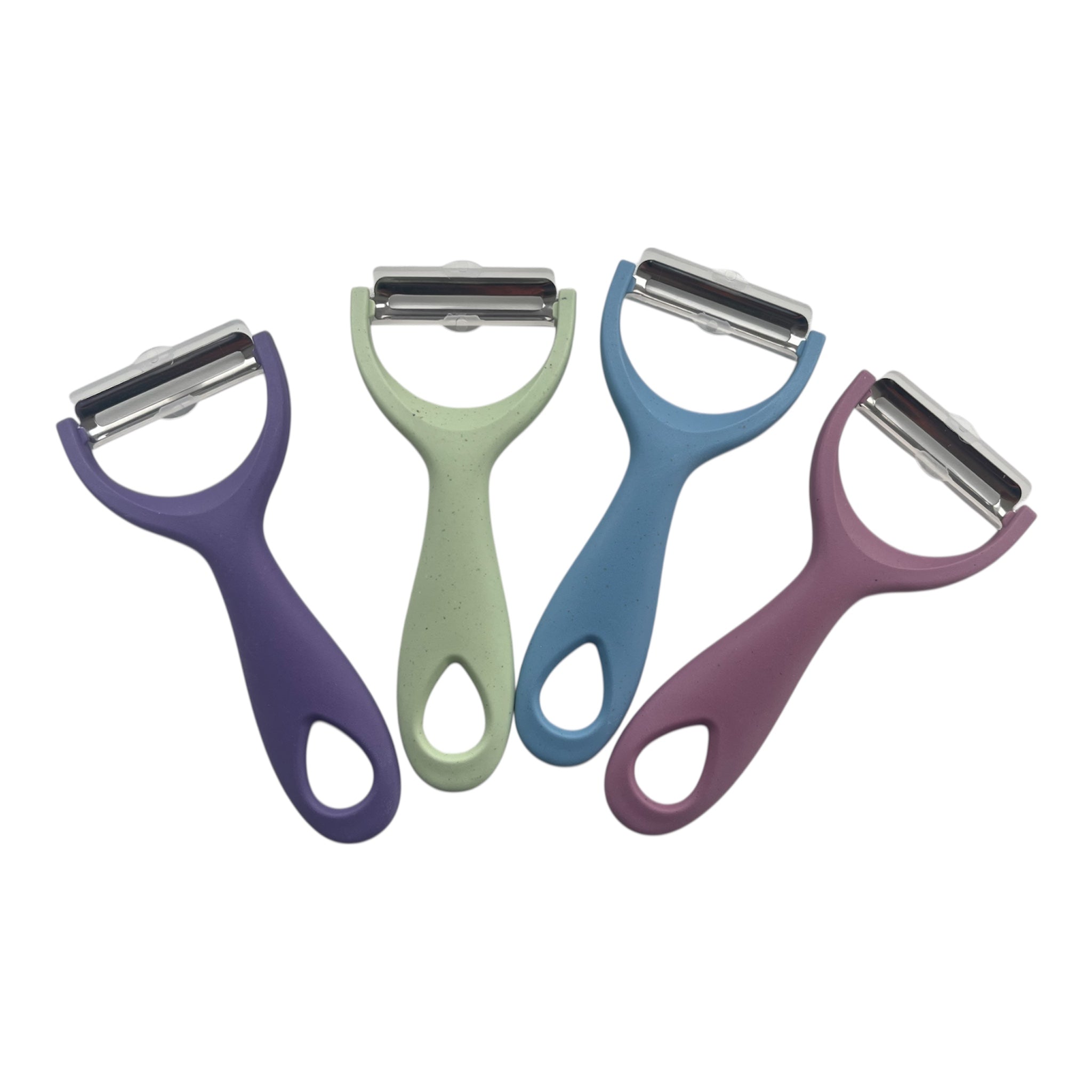 Bundle of 4 Stainless Steel Vegetable Fruit Peeler Innovative Durable Kitchen Tool