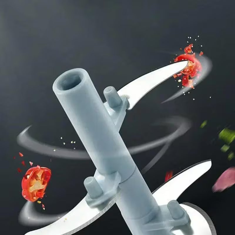 Manual Garlic Chopper Rotary Garlic Onion Vegetable Cutter Kitchen Gadget