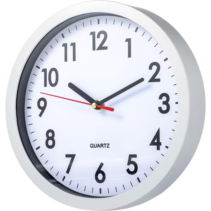 Vintage Round Quartz Wall Clock Retro Modern Home Décor