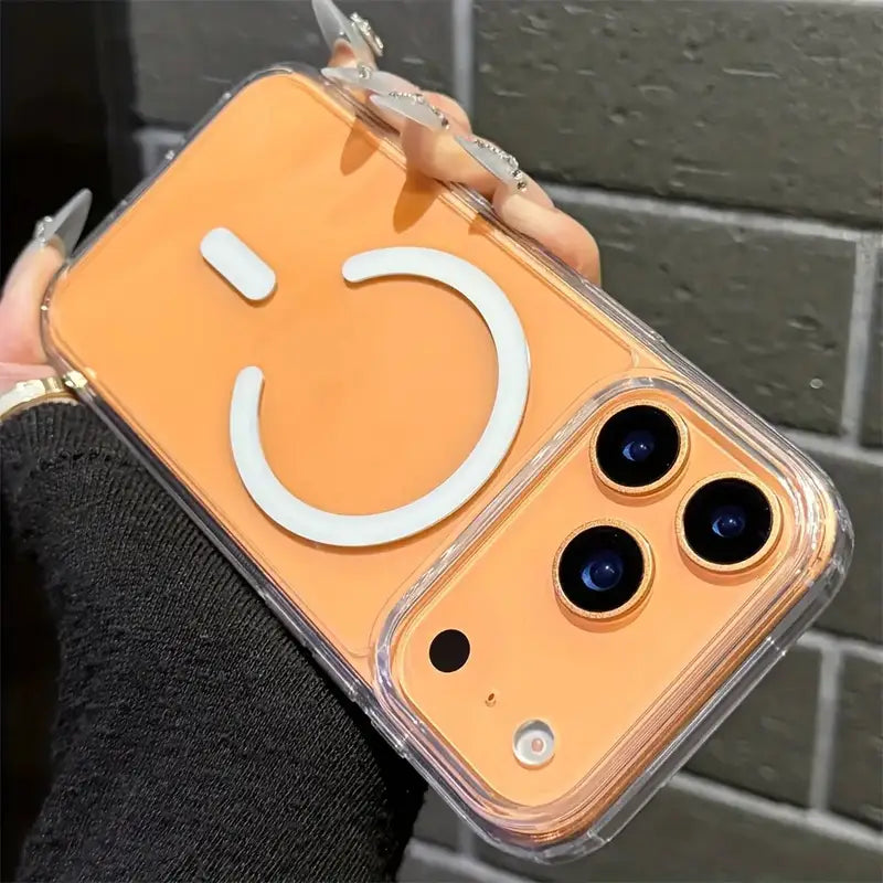 Sleek Transparent Magnetic Phone Case for iPhone Soft TPU Back Lightweight Durable Cover