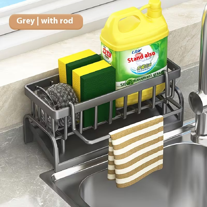 Multi Functional Storage Rack for Kitchen Sinks Durable Easy to Clean Organizer