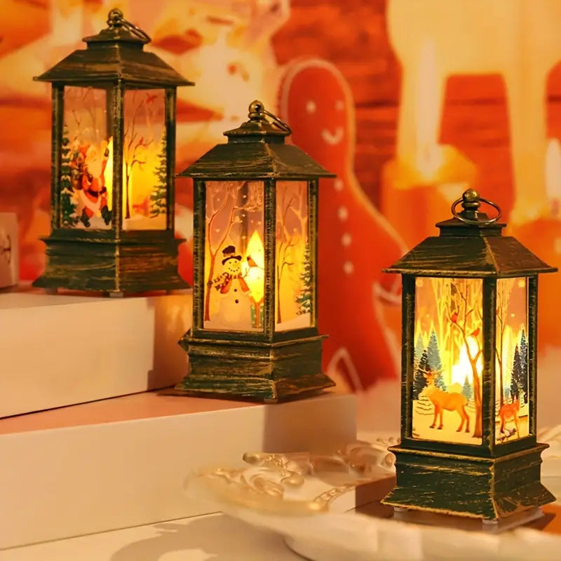 3 Pack Mini LED Hanging Christmas Lights Indoor Outdoor Christmas Tree Decor