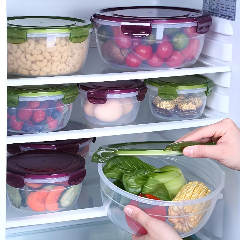 4-Piece Airtight Food Storage Container Set Microwave & Freezer Safe | Leakproof Kitchen & Bento Boxes