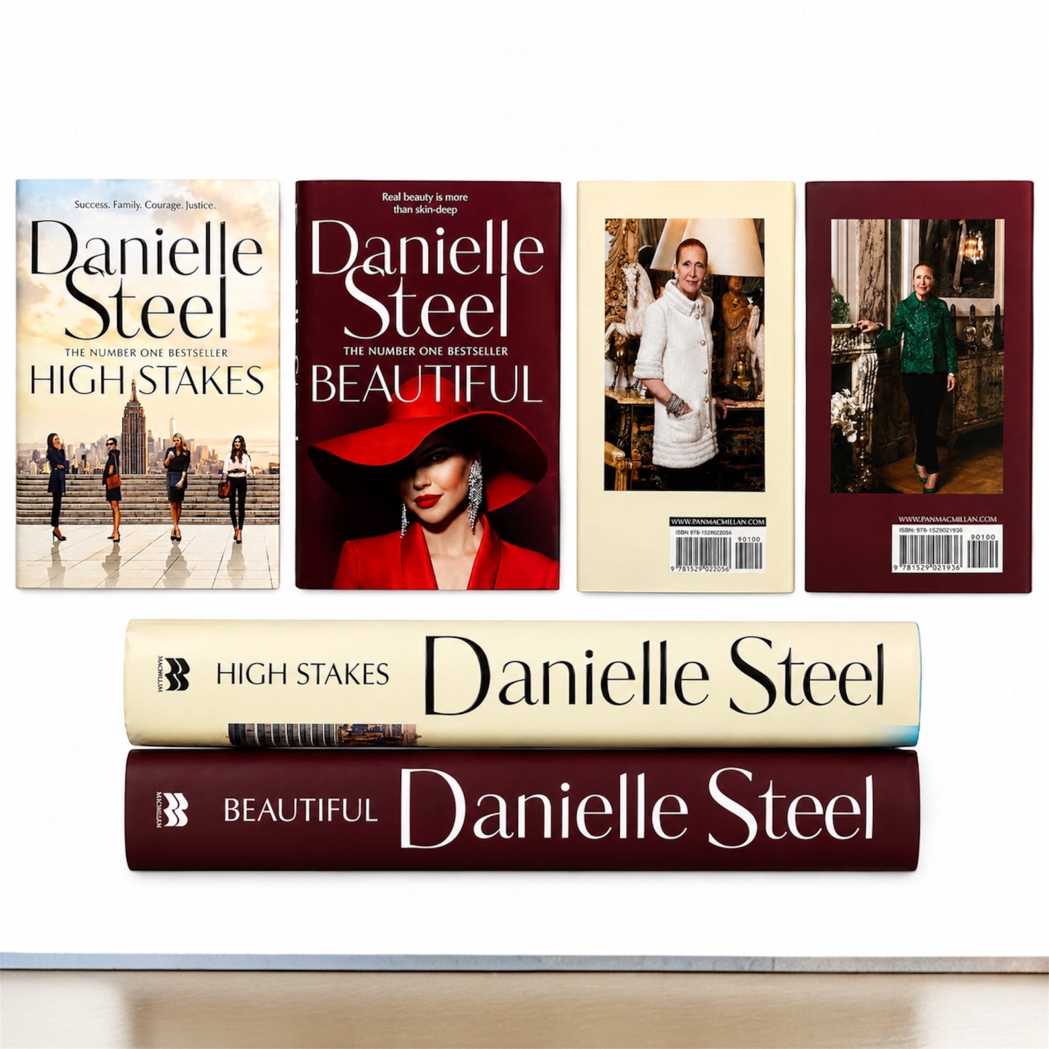 Danielle Steel Hardback Book Bundle | High Stakes & Beautiful