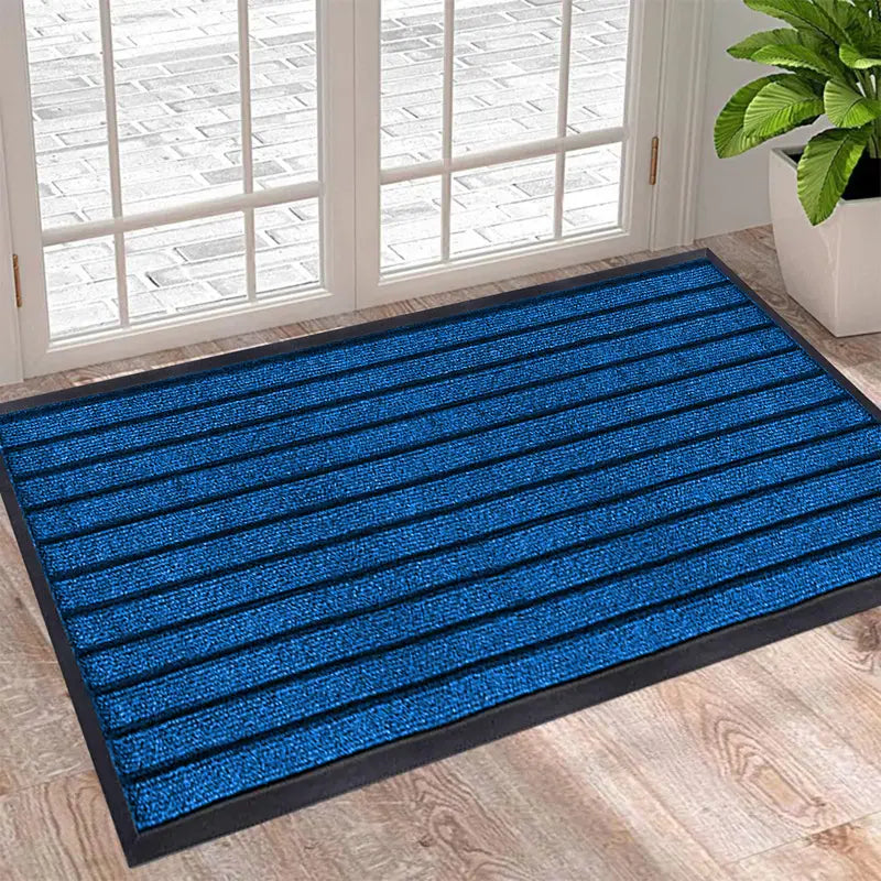 Heavy Duty Non Slip Door Mat Durable PVC Rubber Entrance Strong Grip Mat Ideal for Indoor Outdoor