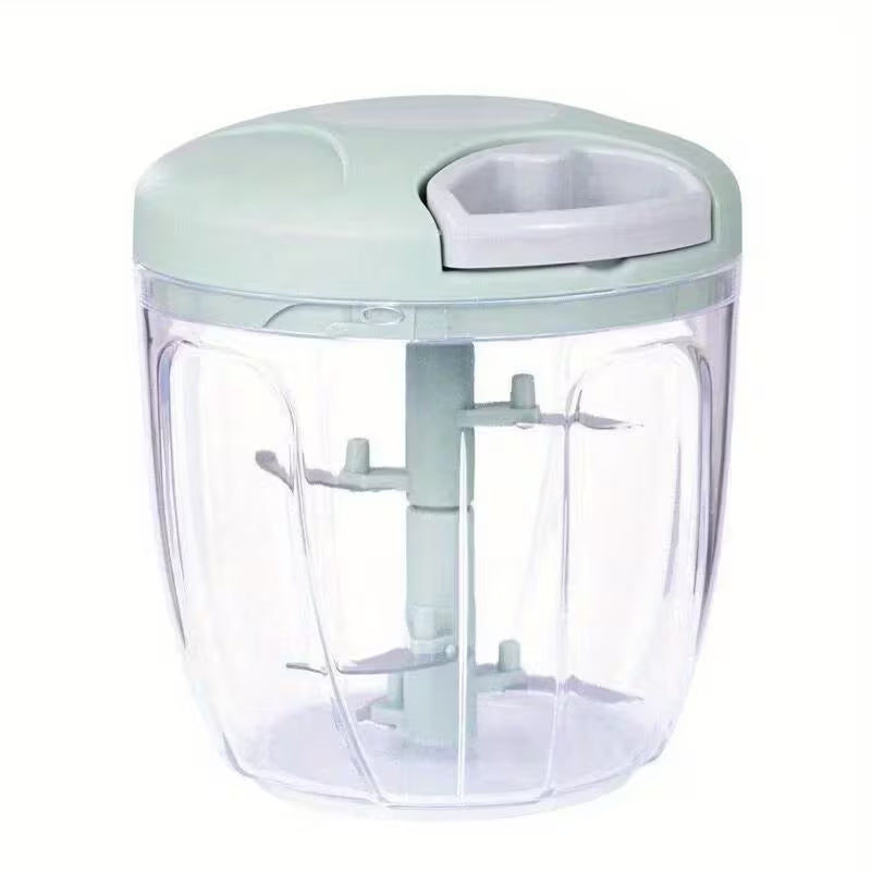Manual Garlic Chopper Rotary Garlic Onion Vegetable Cutter Kitchen Gadget