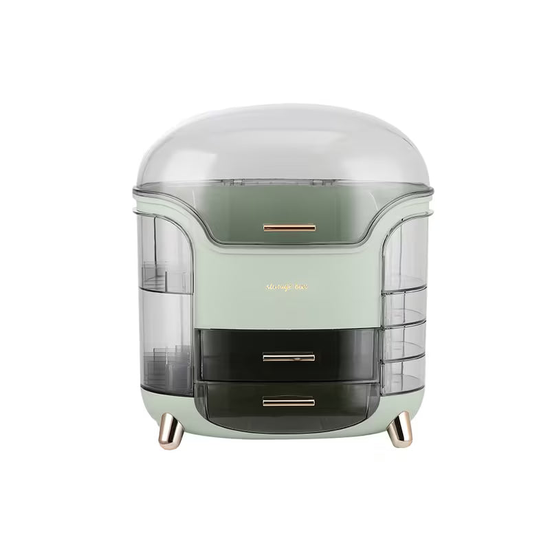 Makeup Organizer Storage Box with Drawers Portable Vanity Skincare Cosmetic Holder