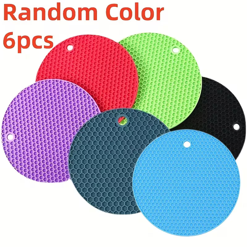 Multi Purpose Kitchen Trivet Set | Heatproof Non Slip Pot Holder | Bowl Mat Cup Coaster