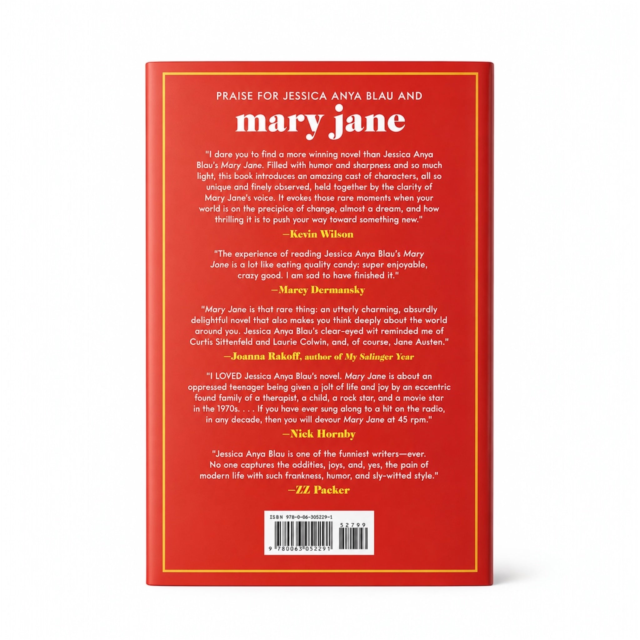 Mary Jane by Jessica Anya Blau | Hardcover Novel | Contemporary Fiction Book