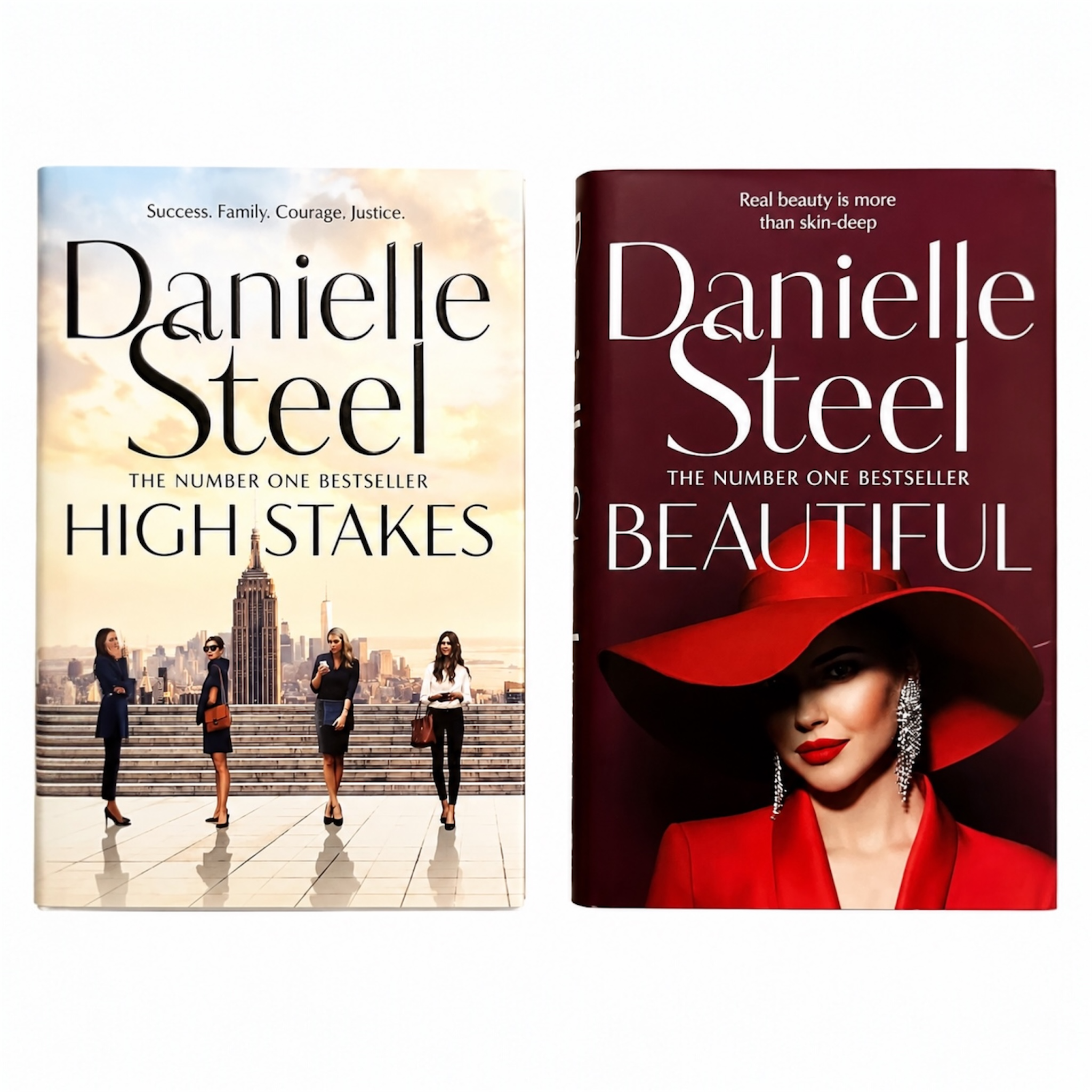 Danielle Steel Hardback Book Bundle | High Stakes & Beautiful