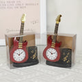 Creative Unique Violin Shaped Alarm Clock with Pen Holder Pack of 2