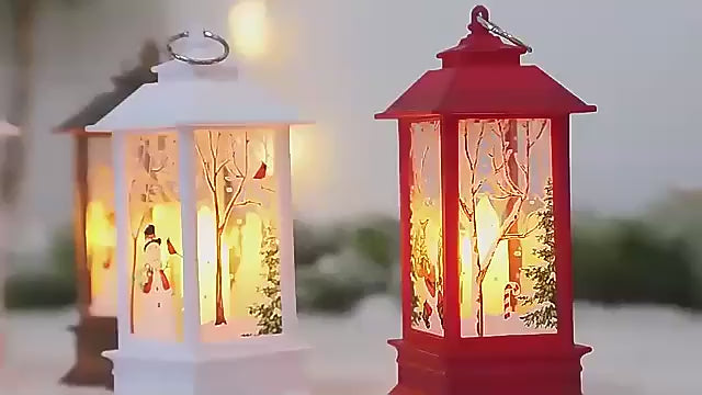 3 Pack Mini LED Hanging Christmas Lights Indoor Outdoor Christmas Tree Decor