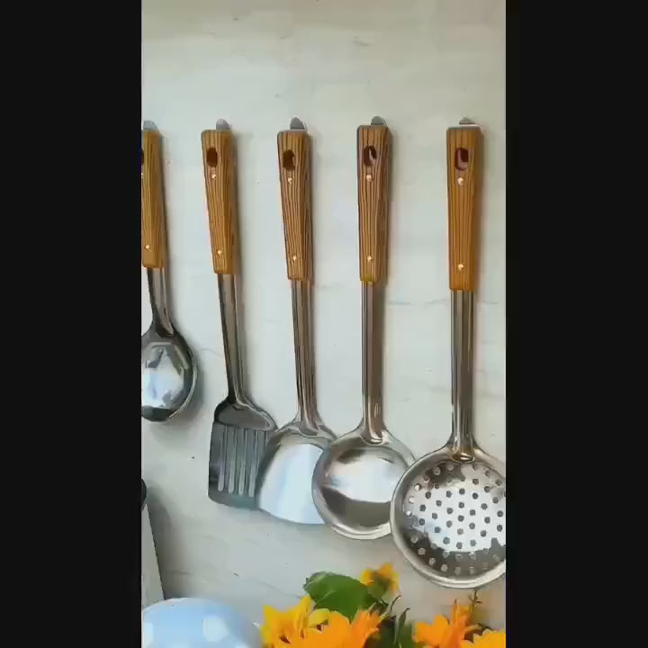 5PCS Stainless Steel Kitchen Utensil Set Cooking Tools Set for Home Kitchen and Restaurant