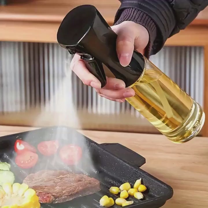 320ml Oil Spray Bottle | Leak Proof Kitchen Mist Sprayer for BBQ & Air Fryer